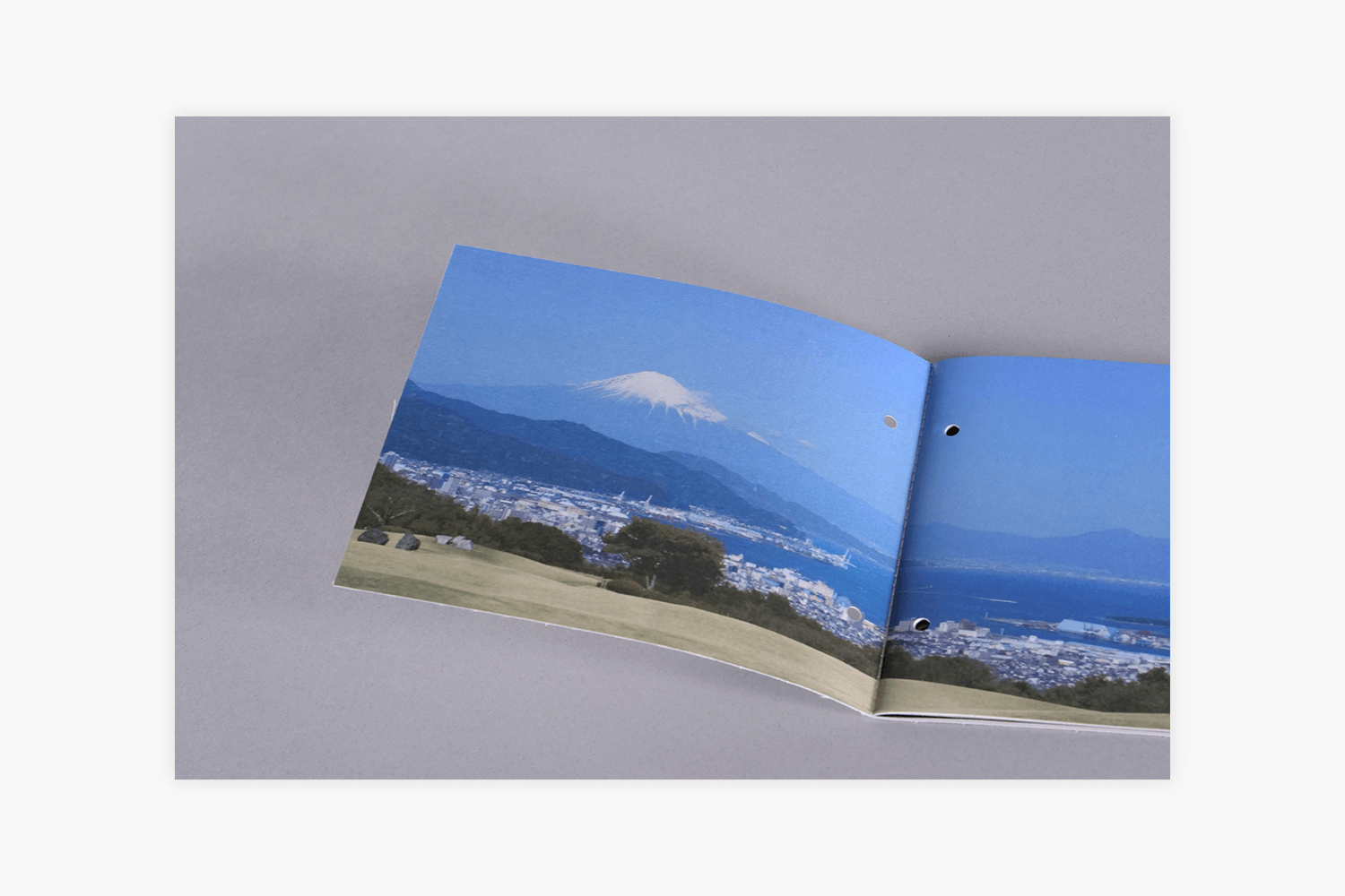 あんどぷらす　ビジョンブックの制作実績　富士山の写真掲載ページ画像